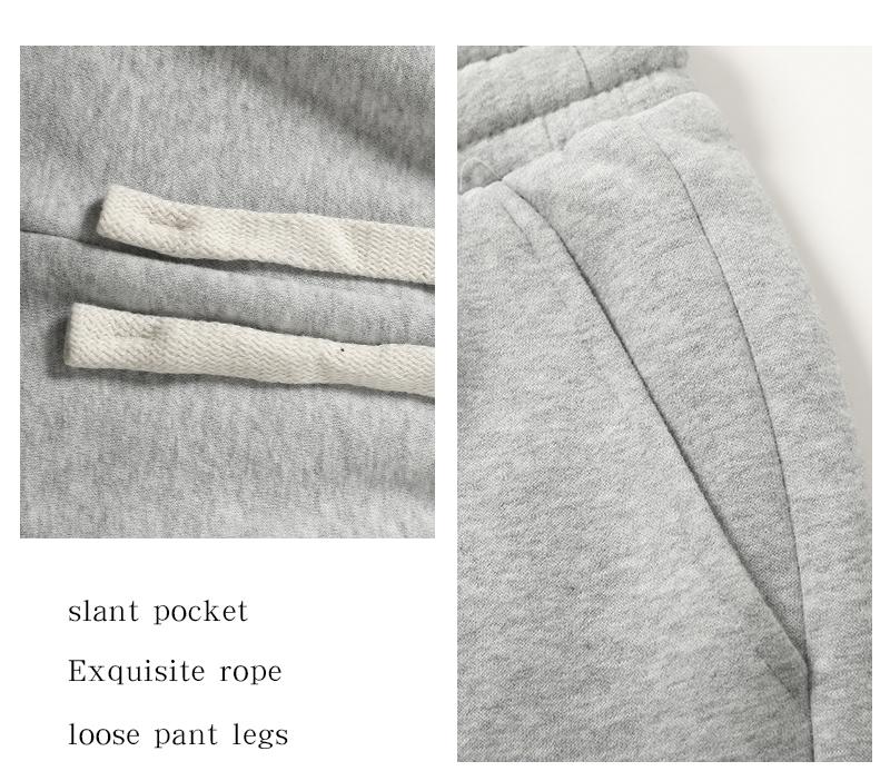 Men's Fleece Thermal Lined Sweatpants Oversize Drawstring Waist Casual Loose Pants for Fall Winter School Season Daily Wear