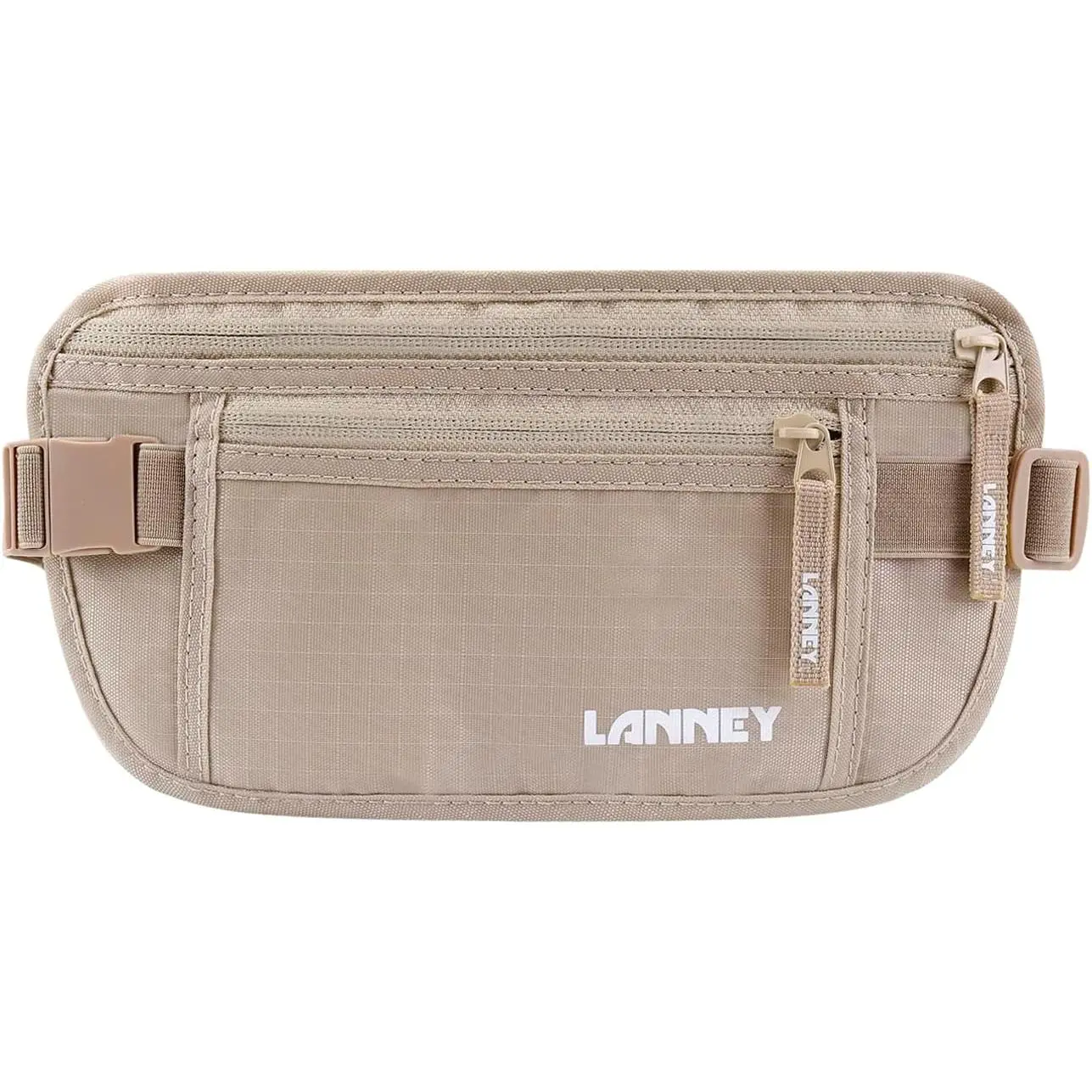 Money Belt for Travel, Slim RFID Blocking Women and Men Hidden Travel Pouch Under Clothes, Passport Holder Protect Cash, Documents, Credit Card, Bonus 2 RFID Sleeves