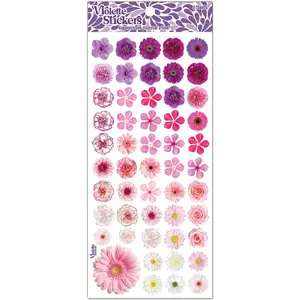 C259 Mini Pink Flower Stickers