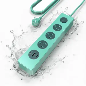 SOLL anti-leakage safety socket surge protector child lock safety fireproof USB socket multi-function socket 1250W