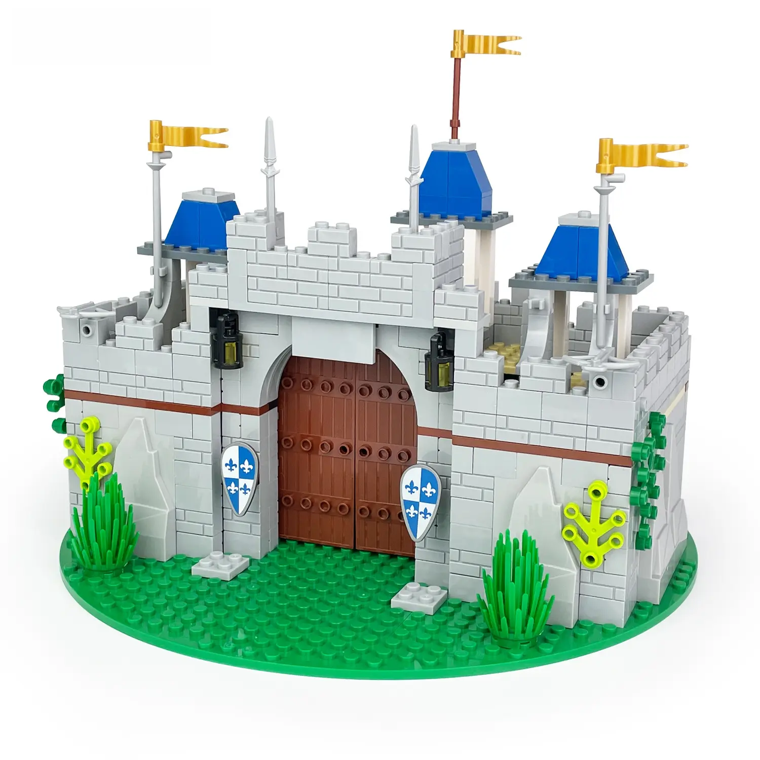 Small Medieval Castle & Roman Soldier Knight Building Block Sets, Construction Bricks & Parts Toy, Unisex Children's Educational Development Puzzle for Boys' Birthday Gifts