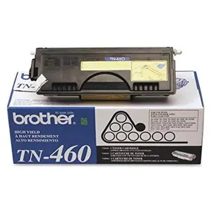 Brother TN460 Black Toner Cartridge - Genuine Original OEM TN-460 printerink