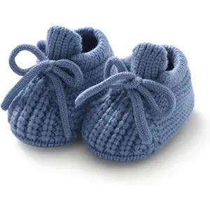 KF5-SK022  Baby Booties Newborn Baby First Shoes Cozy Warm Knit Soft Booties for Toddler Infant Boy Girl