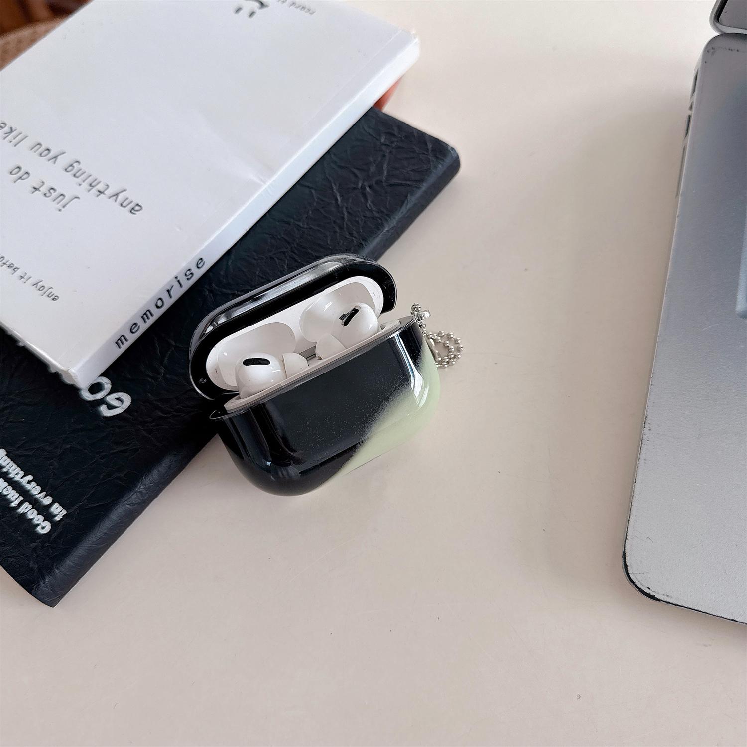 Glow in The Dark Gradient AirPod Case for AirPods 4/3/Pro/Pro 2nd Generation, Luminous Gradient Protective Cover with Keychain, Shockproof Soft TPU Case Compatible with AirPods Series Glow in The Dark Gradient AirPod Case for AirPods 4/3/Pro/Pro 2nd Generation, Luminous Gradient Protective Cover with Keychain, Shockproof Soft TPU Case Compatible with AirPods Series