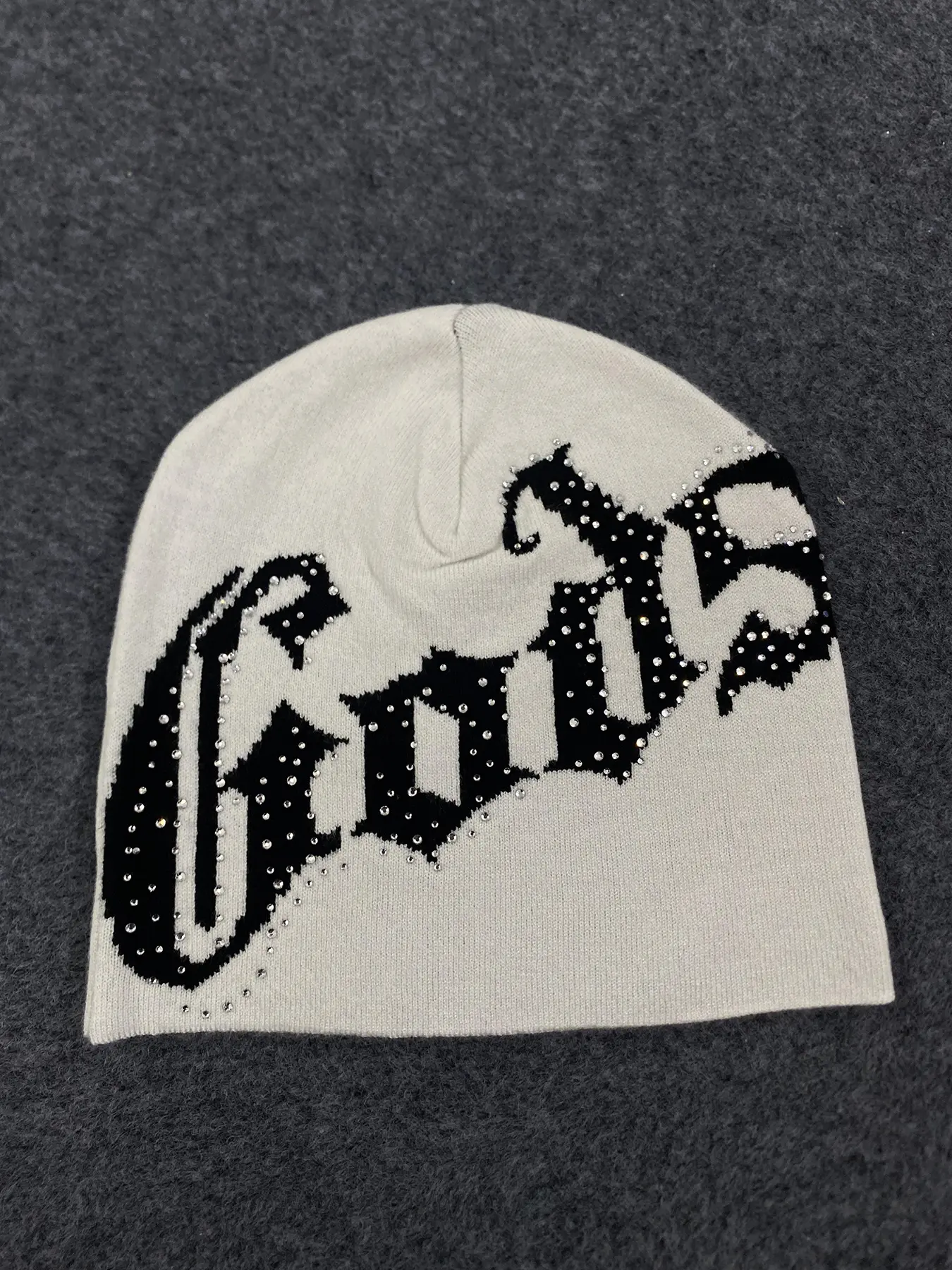 2025 autumn and winter new style trend fashion beanie hip-hop street leisure outdoor sports jacquard knitted hat Beanie Fitted Knit Hats