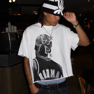 BLACKBUTTERFLY Rodman Cropped Vintage Shirt Crewneck Menswear