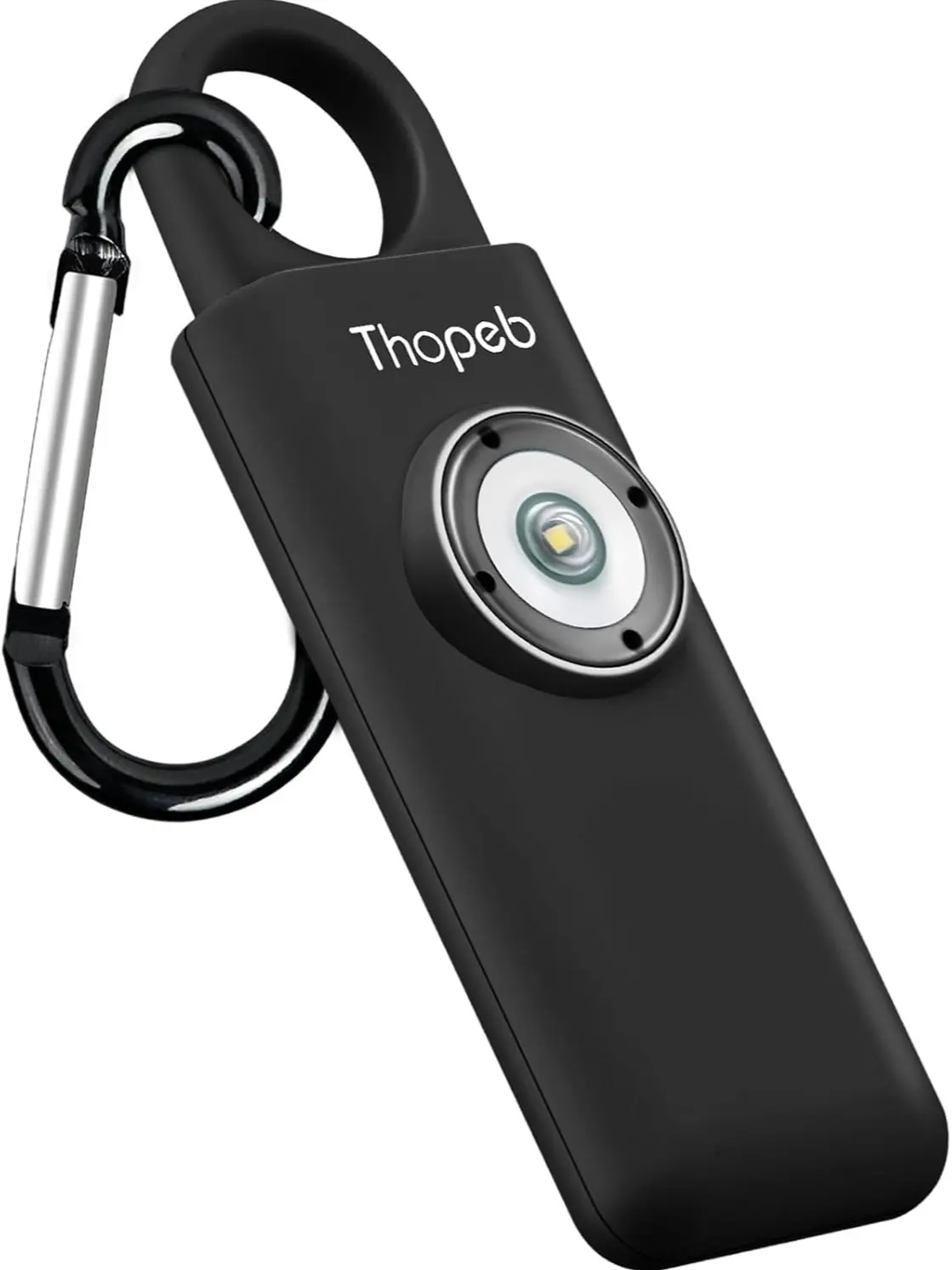 Thopeb–The Original Personal Safety Alarm for Women Self Defense – Elders & Kids Self Defense Keychain Siren – 135dB Loud Siren Bird Sound – Cute Key Chains Protection (Charcoal)