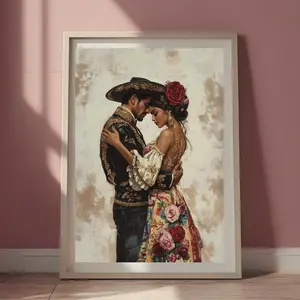 [UNFRAMED] Mexico Wall Art, Mexico printables, Mexican frames, Mexico decor, Mexican decor