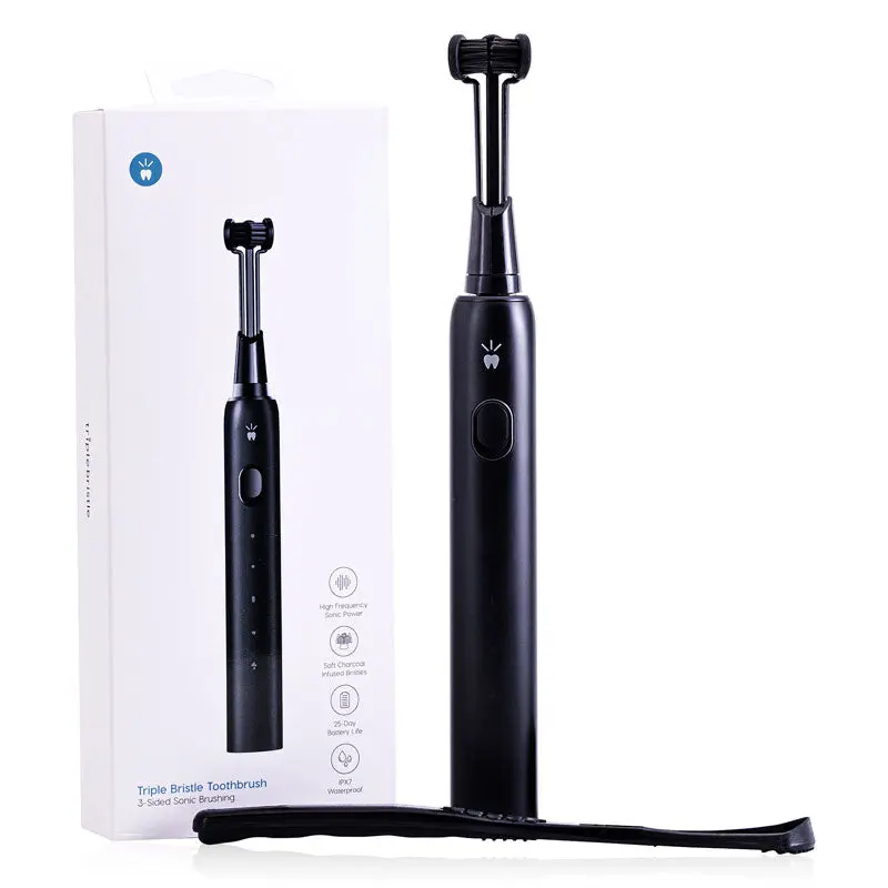Triple Bristle Max 3-sided Sonic Electric Toothbrush