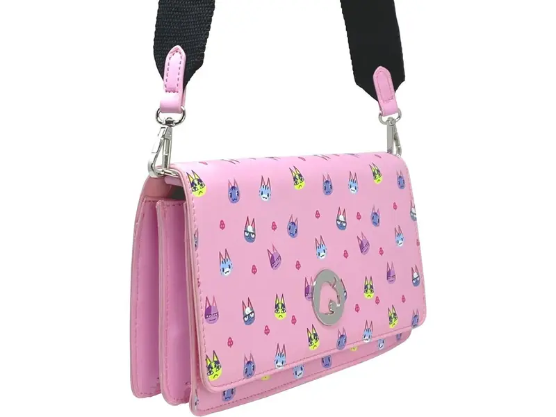 Animal Crossing Nintendo Switch & Switch Lite Sling Bag - Cat's Meow Pink