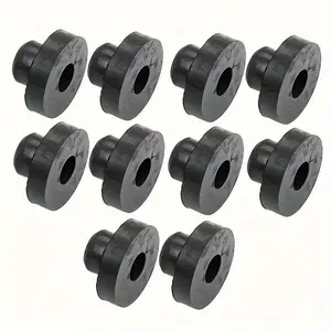 10pcs Hipa Universal Gas Fuel Tank Grommet Bushings - Durable Rubber Material, Fits Tractor, Lawn Mower, Generator - Gasoline-Powered Equipment Accessories