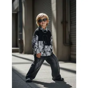 Boys' Shirt Jacket with Collar & Button Front - Contrast & colorblock blazer, Machine-Washable Jacket & Little Boys (Button-Front Closure, Durable Casual Outerwear)