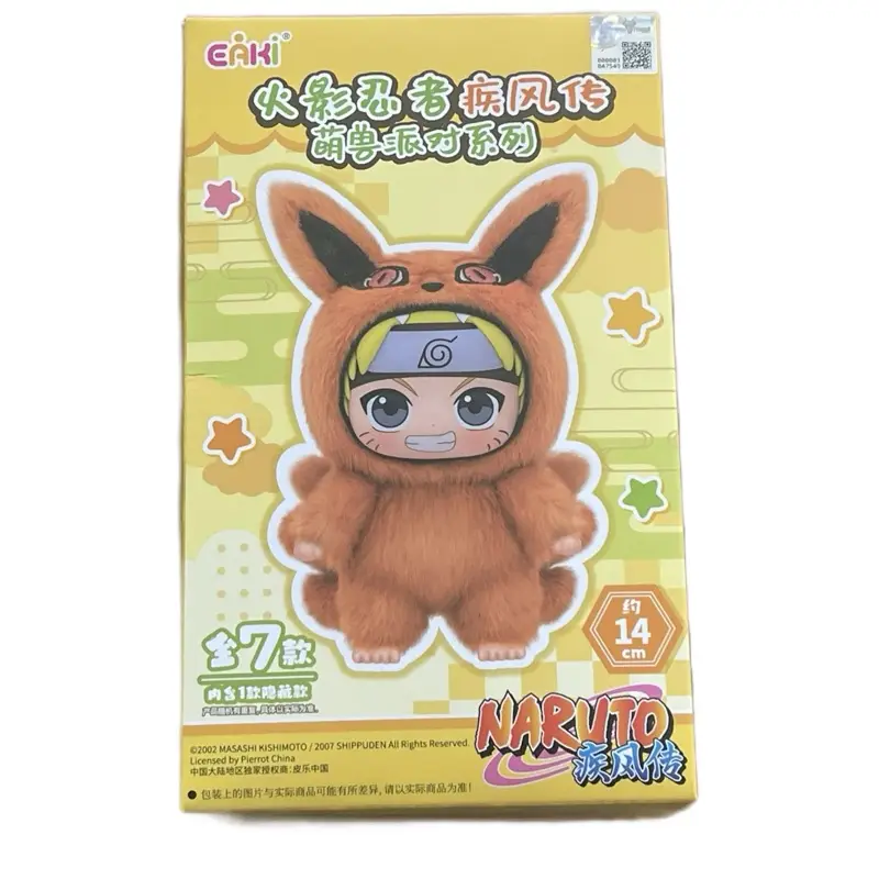 Naruto Top Toy - Anime Plush key chain with Card - Blind Box - Qty 1