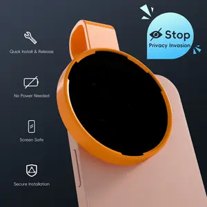 [New 2026] Hidden Camera Detector Universal Phone Clip-on IR Filter | Hotel Safety & Airbnb Security Spy Cam Finder | No Battery Needed Portable Travel Essentials for Solo Travelers & Dorms | Anti-Spy Privacy Shield Security Gear Motion Sensor Wireless