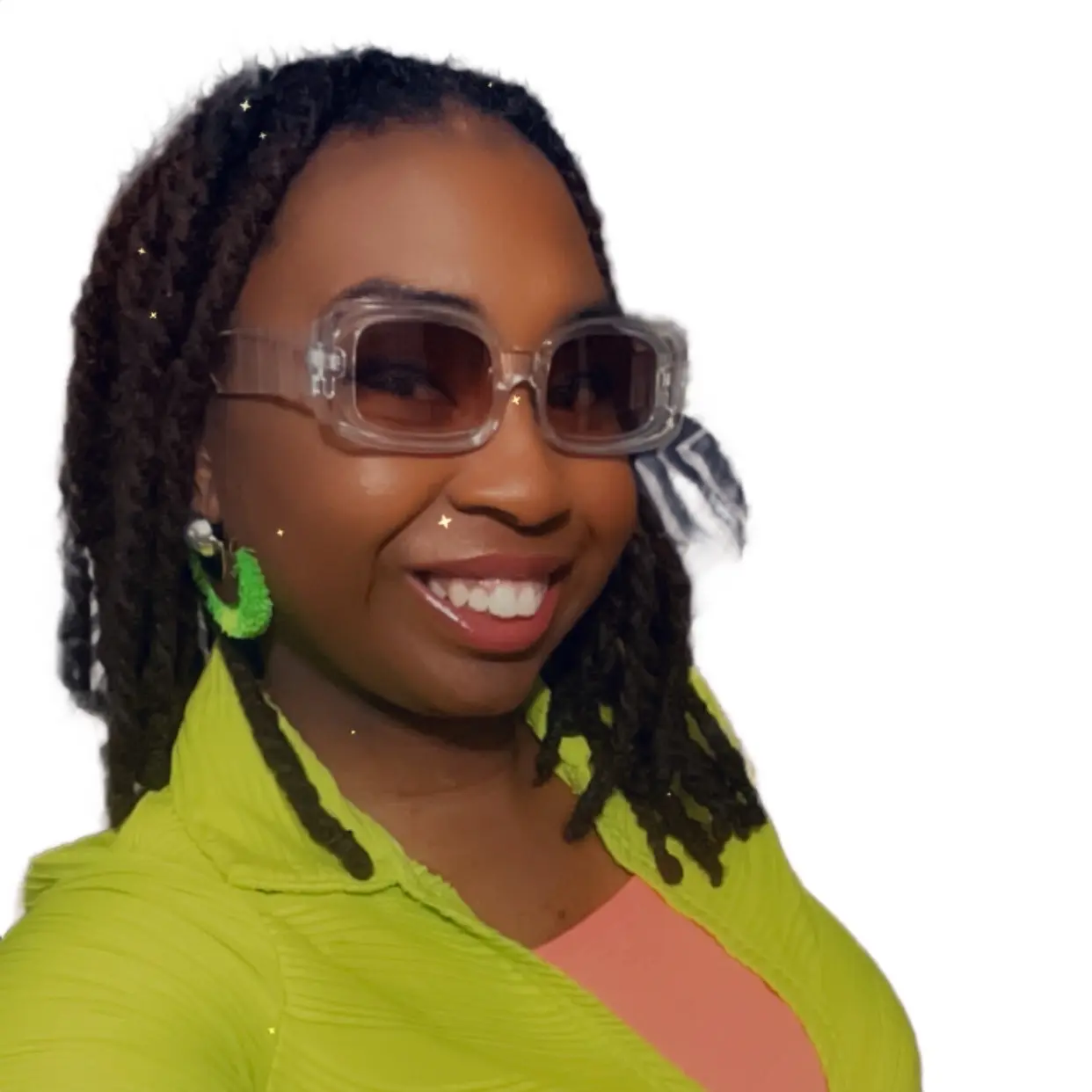Sleek Clear Ice Shades - Fashionable Sunglasses for Maximum Protection