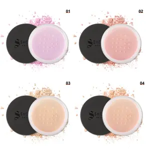 Loose Setting Powder with Soft Sponge,1 Count Oil Control Compact Powder,Long Lasting Poreless Face PowderMakeup & Finishing Powder for All Skins Cosmetic