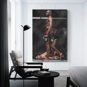 [SALE UP TO 45%] Jon Jones Motivational Boxing Poster, Champion Fighter Wall Art, Sports Star Print with Inspirational Quote, Gym or Training Room Decor Gift [UNFRAMED]