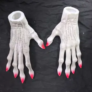 Halloween Skeleton Hand Prop, Haunted House Bar Escape Room Decoration, Witch Hand Wholesale, Scary Halloween Decorations