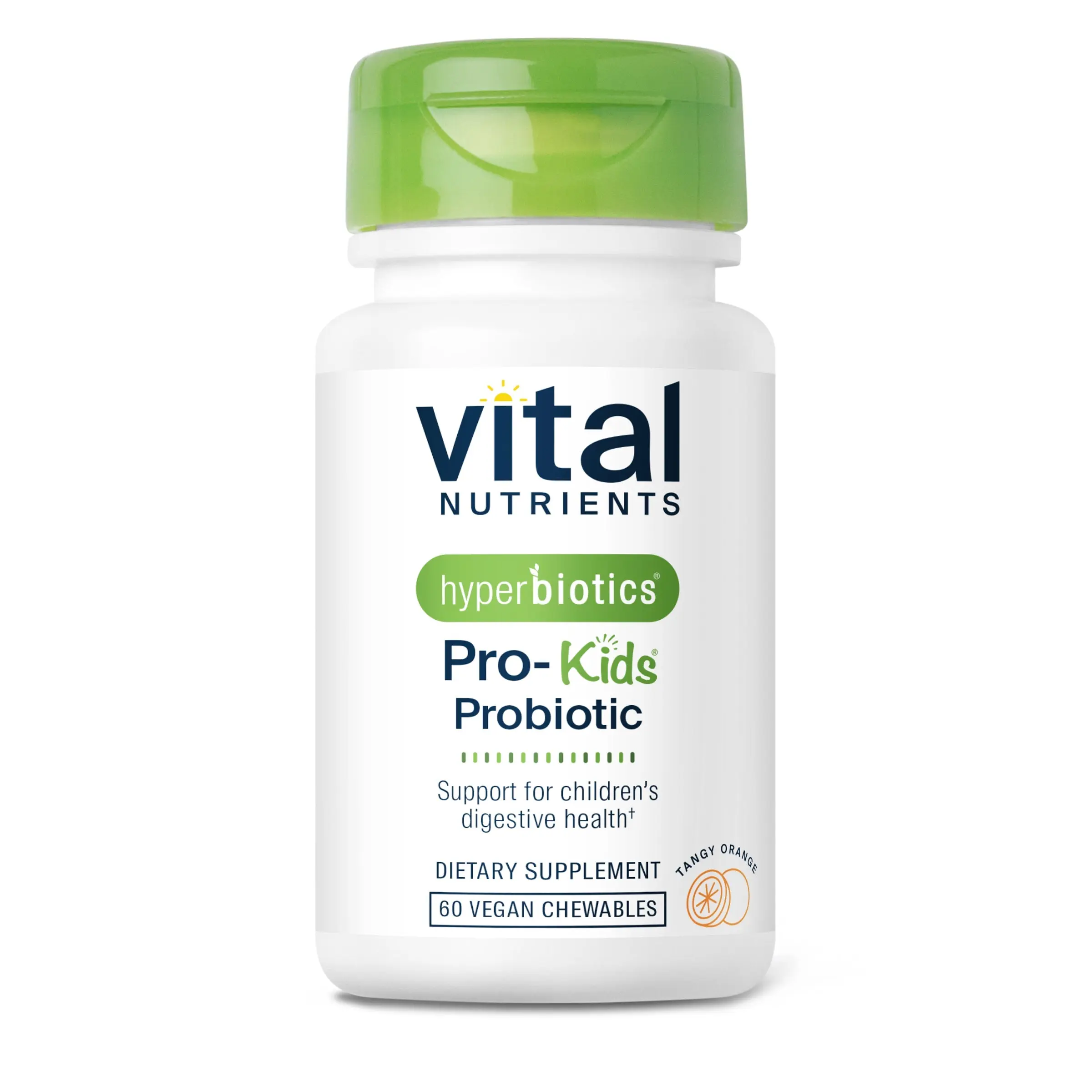 Hyperbiotics Vital Nutrients Pro Kids Probiotic | Allergen-Free Toddler Probiotics for Kids | Targeted Immune, Gut, and Digestive Health | Sugar-Free Orange Flavor