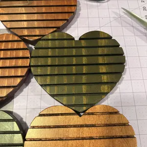 Heart Shaped Quilting Ruler Holder for Quilters & Crafters - Organizes & Displays Rulers Neatly - Practical Tool for Tidy Workspaces
