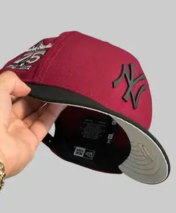 New York Yankees 75th Anniversary Snapback Hat – Raised NY Embroidered MLB Baseball Cap, Adjustable Streetwear Fashion, Retro Vintage Urban Style for Men Women