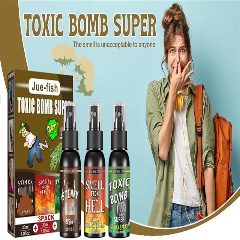30ml Fart Gag Spray Prank Joke Plastic Stinky Gas Party Supplies Terrible Stinky Fart Spray for Adults Kids Halloween Funny Toys