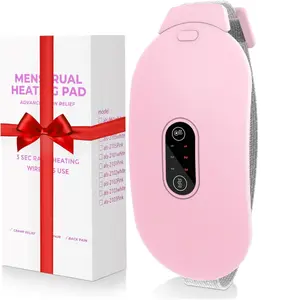 Portable Abdominal Heating Belt, Smart Hot Compress Vibration Warmth, Multi-Purpose Waist Support, Menstrual Multifunctional Heating Pad, Best Gift for Girlfriend Wife Mom