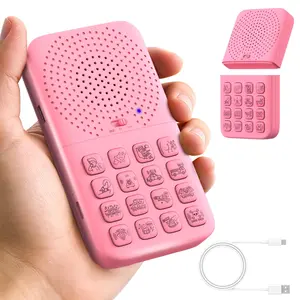 Rechargeable 2-in-1 Separable Magnetic Sound Effects Machine, 16 Hilarious Sounds, Volume Adjustment, Portable Novelty Prank Gifts Toys for Boys&Girls