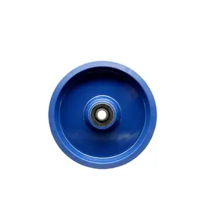 Service Caster SCC-SPUR820 8 x 2 in. Solid Polyurethane Wheel Only with Roller Bearing 0.5 in. Bore
