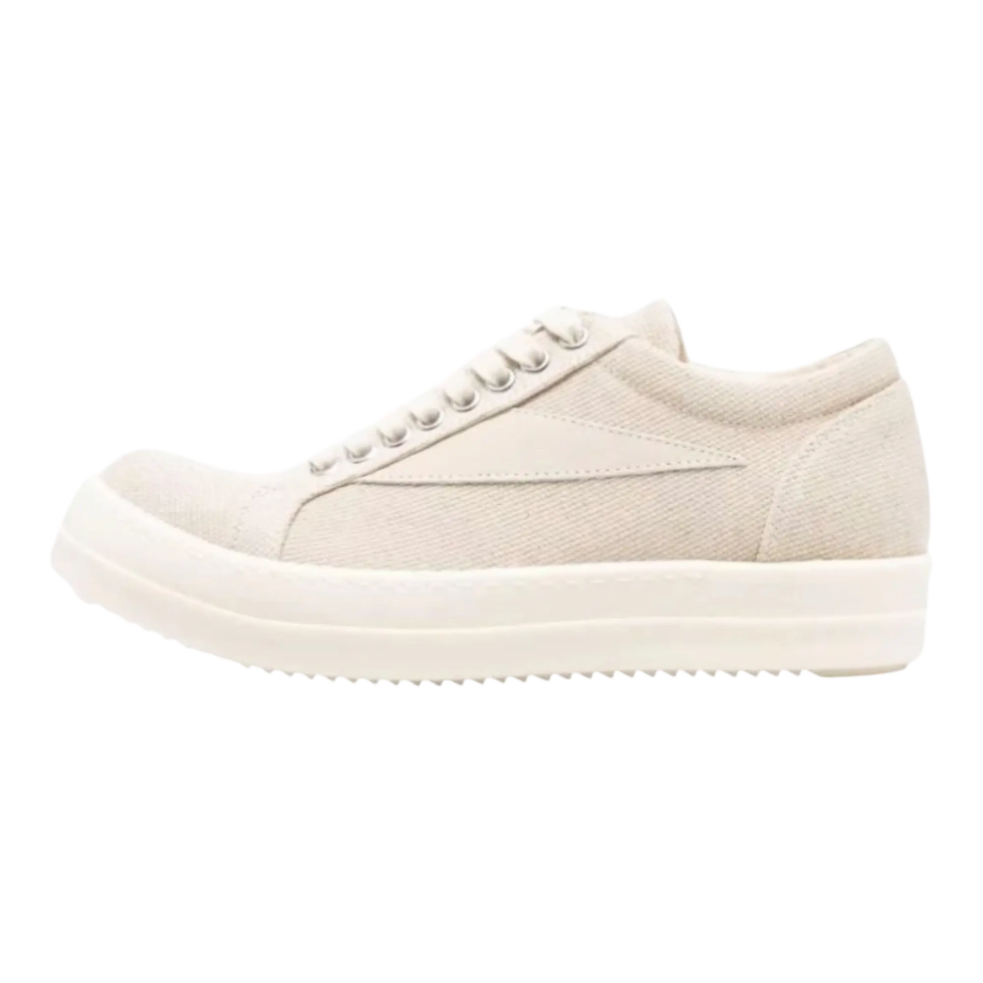 Rick Owens Natural/Milk Low Top Sneakers