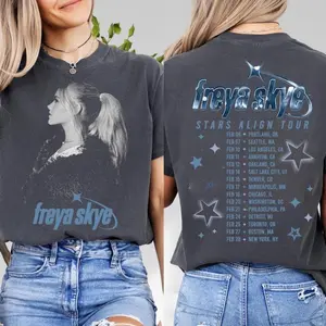 Freya Skye Silent Treatment Unisex Sweatshirt, Stars Align Tour 2026 Festival Hoodie, Freya Skye Concert Music Tshirt, Unisex Sweater Pullover Tee