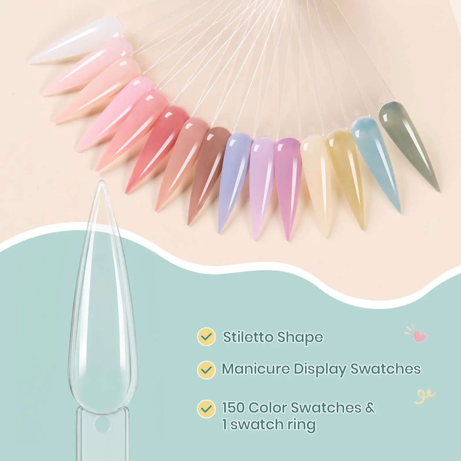 Stiletto Swatch Card