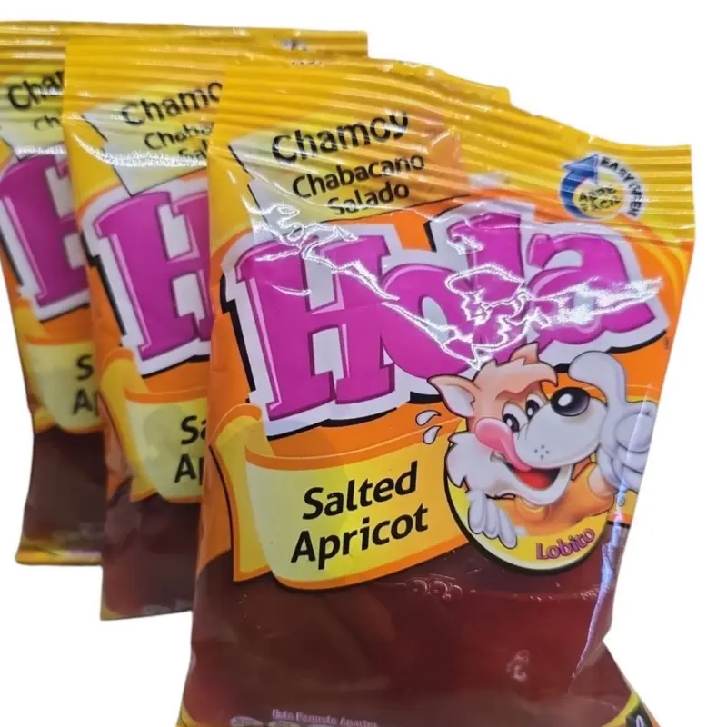Hola Natural Dry Salted Apricot Snacks - Pre-Packed Dried Fruits, Salty-Savory Treats with Sodium and Sugar, Ideal for US Snack Enthusiasts