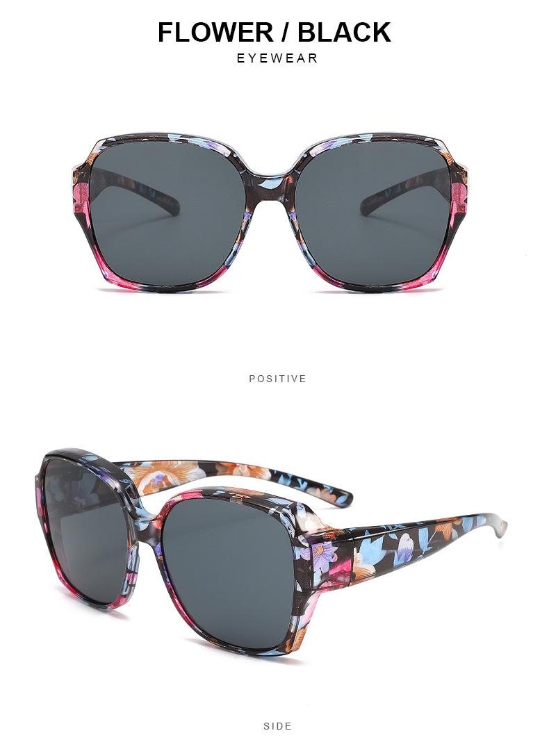 FitOver Sunglasses Unisex Style｜Polarized & UV Protection, Slip On & Cut Glare, Retro Oversized Fits Over Glasses. Secure Comfort Fit, All-Day Protection for Driving, Fishing & Travel & Outdoors & Daily