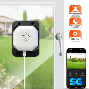 Smart Window Surveillance Camera, Security Camera, Dual Band WiFi Indoor Cam, Color Night Vision, Motion Detection Alert, Two-Way Talk, Dual Storage Support, Simple Setup, APP Remote View for Home & Pet Monitoring