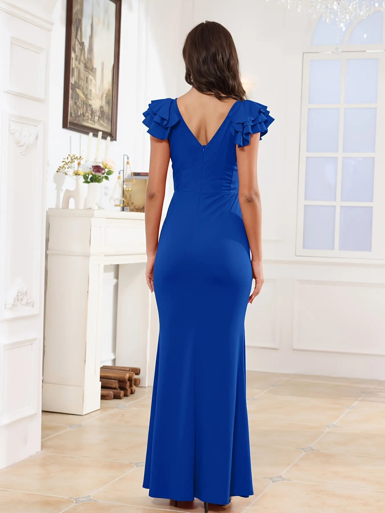 polyester spandex blend dress Xaqiouau Plus Size Women Crew Neck Sleeveless Pocketed Loose Fit Tent Maxi Dress Polyester Spandex Blend Casual Summer Vacation Everyday Long Dress Green XXXL