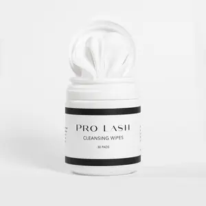 Pro Lash - Cleansing Wipes - For Pro Lash Adhesive and Makeup Remover - Cosmetic Daily Cleanser Oil Vitamins