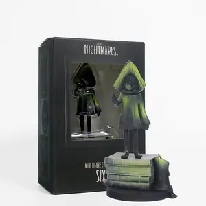Little Nightmare Mini Raincoat Q Version, Noom Standing Boxed Handheld Model, Game Collectible Figure, Cute Dreamy Design