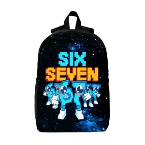6 7 Funny Brainrot Meme Backpack Gen Alpha Slang Print Laptop Backpack Lightweight Casual Daypack Bookbag for Outdoor Sport Travel Casual Teen Women Men 17inch