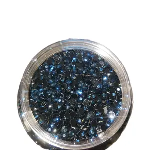 1oz Bag 4mm Cobalt Blue Rhinestones