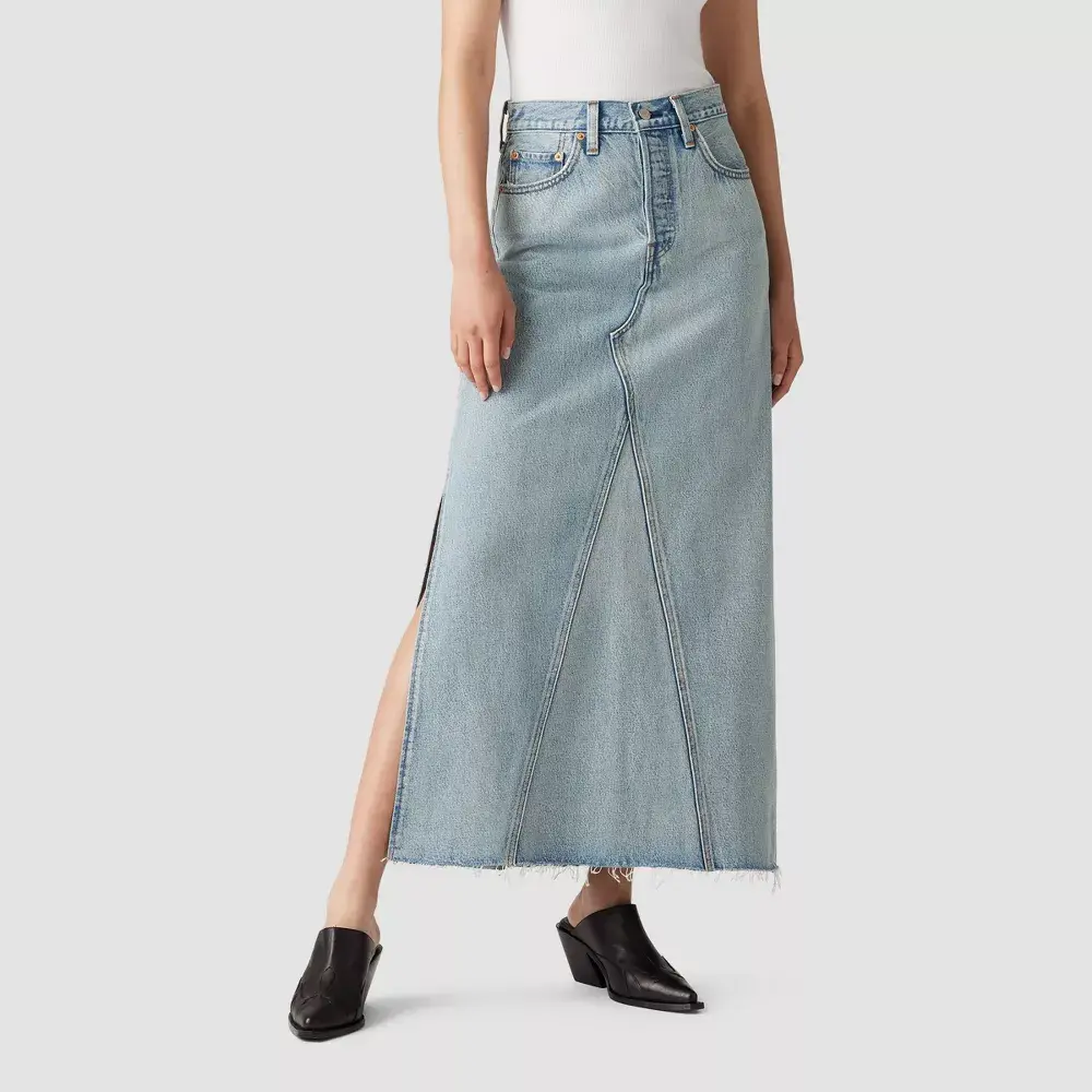 Levi's Women's Iconic Maxi Skirt, Clothes, Style