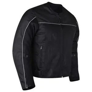 Vance Velocity 3-Season Mesh Motorcycle Jacket with CE Armor & Removeable Liner.