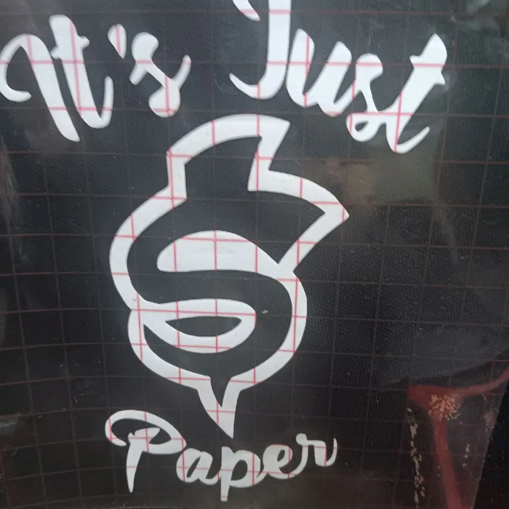 Its Just Paper - Simple Design with Dollar Sign, Ideal for Decorative Use