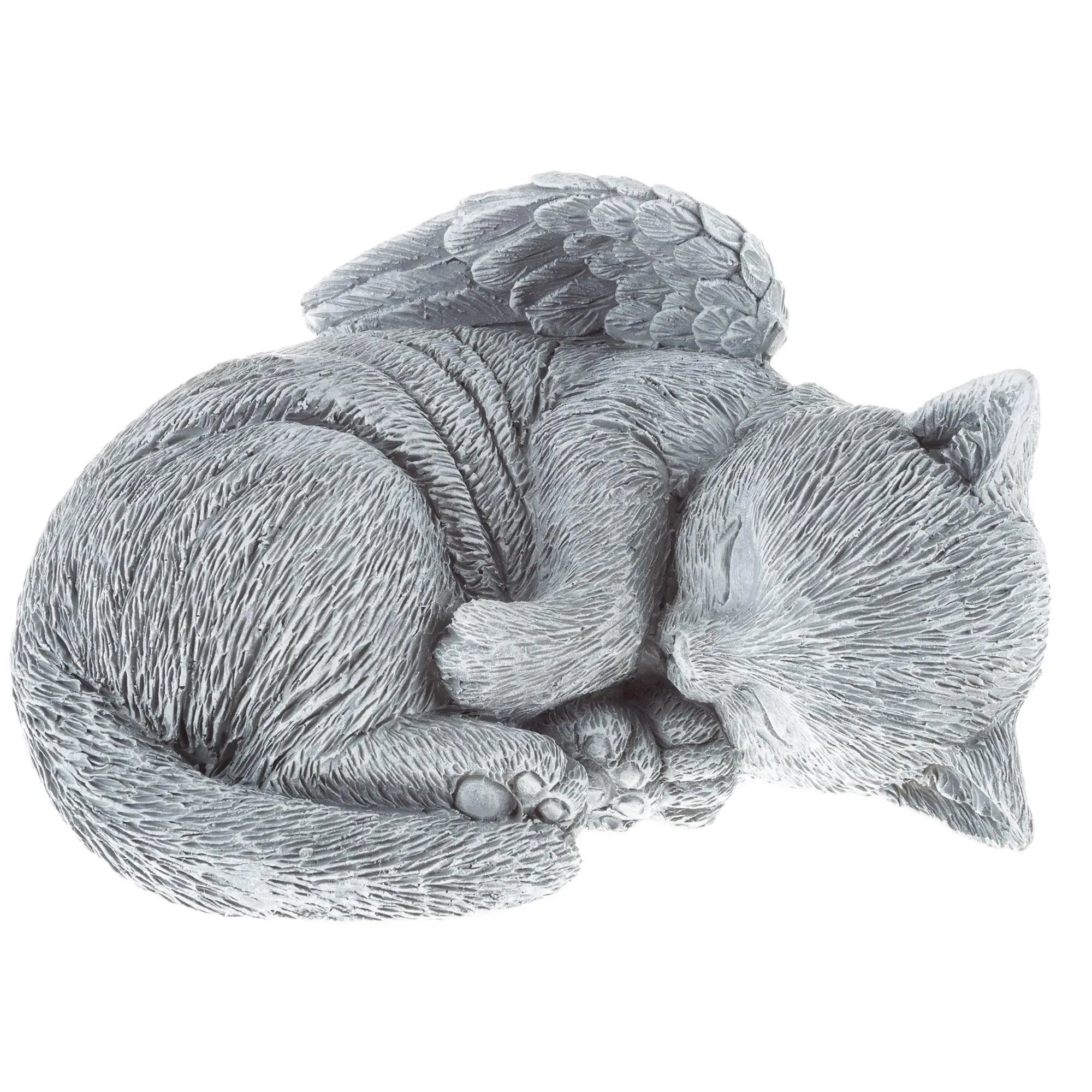 Pure Garden Peaceful Sleeping Kitten Angel Statue Pure Garden Peaceful Sleeping Kitten Angel Statue