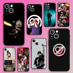 JOP Fuerza Regida Phone Case For iPhone 16,15,14,13,12,11,Plus,Pro Max,XS,X,XR,SE,Mini,8,7 Soft Silicone Black Cover