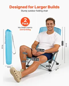 Folding Beach Chairs Set Of 2