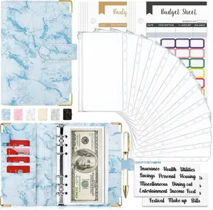 A6 Budget Binder with Cash Envelopes Money Organizer Planner for Expense Tracking & Savings