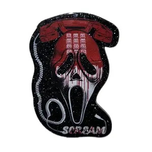 Ghostface  Scream Acrylic CellPhone Grip Smartphone Stand Adhesive Mount for Easy Holding & Drop Prevention strong grip magnetic