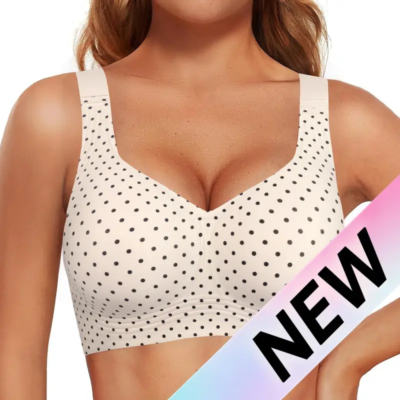 Cream White with Black Polka Dot