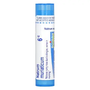 Boiron Natrum Muriaticum 6C, Allergy Relief, 80 Pellets